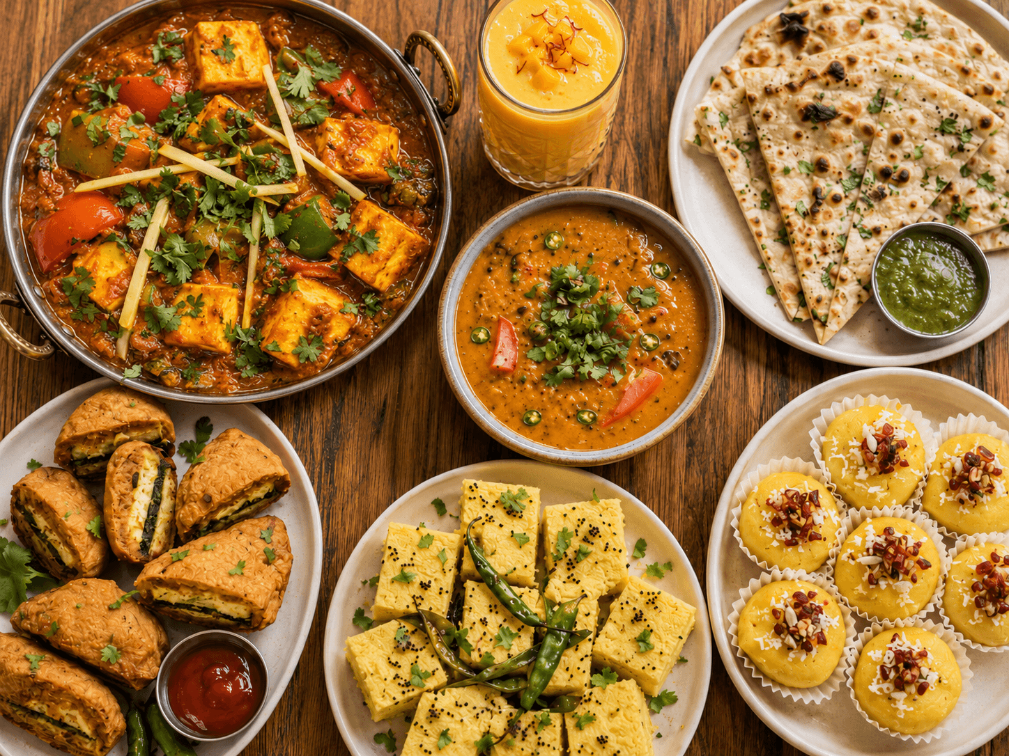 Restaurant hero background showcasing our signature dishes